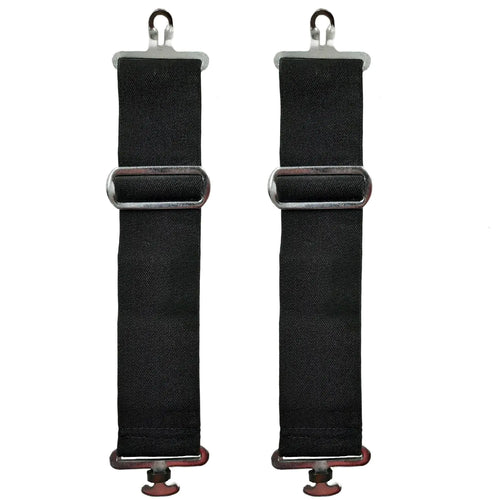 Tahoe Tack Pair of Premium Elastic Belly Surcingle Strap Extenders for Horse Blankets